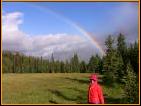 Kara, and a double rainbow
